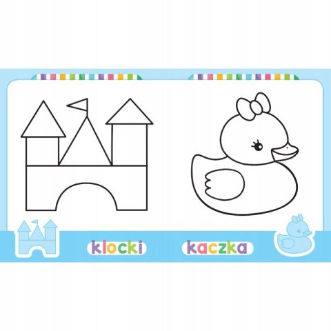 Zabawki Kolorowanka Malucha 2+ Gruby Obrys Aksjomat