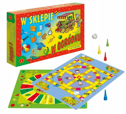 Zestaw Gier w Sklepie w Ogródku 2w1 Alexander