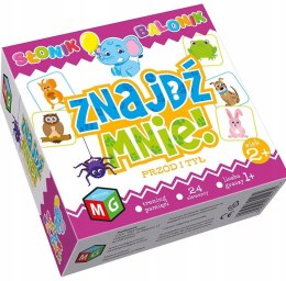 Znajdź Mnie Przód i Tył Zwierzątka Puzzle Multigra