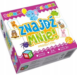 Znajdź Mnie Przód i Tył Zwierzątka Puzzle Multigra
