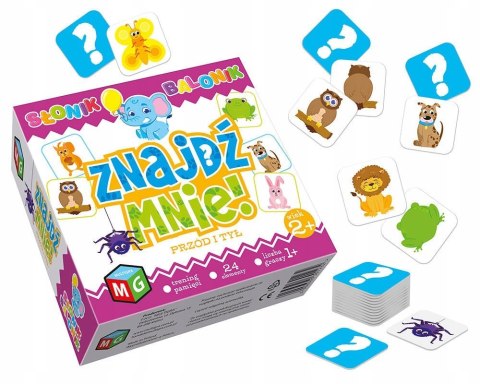 Znajdź Mnie Przód i Tył Zwierzątka Puzzle Multigra