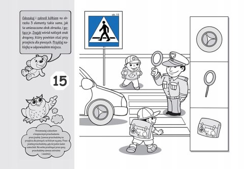 Akademia Przedszkolaka 3 lata 32 Naklejki Greg 3+