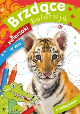 Brzdące kolorują Zwierzaki w Zoo Malowanka