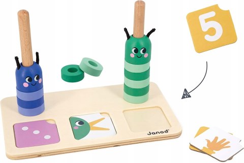 Drewniana Układanka Matematyczna Janod 3+