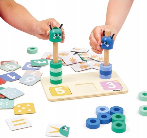 Drewniana Układanka Matematyczna Janod 3+