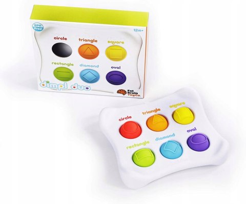 Fat Brain Toys Bąbelki Dimpl Duet Kolory Kształty