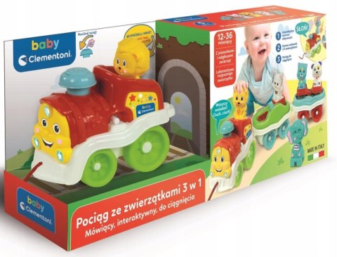 Interaktywny pociąg ze zwierzątkami 50802 Clementoni