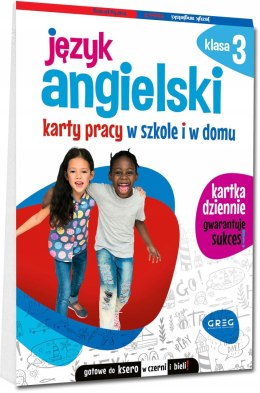 Język angielski. Karty Pracy w Szkole Domu Klasa 3 Greg