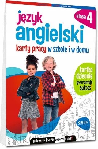 Język angielski. Karty Pracy w Szkole Domu Klasa 4 Greg