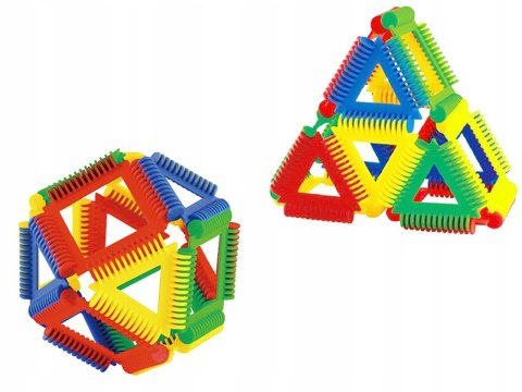 Klocki Małych Geniuszy Figury Przestrzenne 32 elem