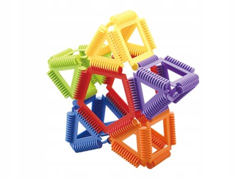 Klocki Małych Geniuszy Figury Przestrzenne 32 elem