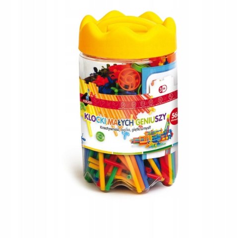Klocki małych geniuszy Słomki 560 elementów