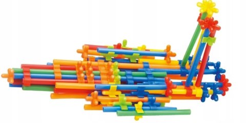 Klocki małych geniuszy Słomki 560 elementów