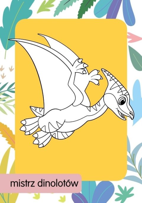 Kolorowanka z tatuażami Małe dinozaury 16 Tatuaży