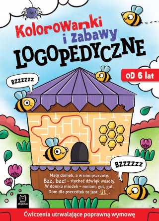 Kolorowanki i zabawy logopedyczne Ćwiczenia 6+ Aksjomat