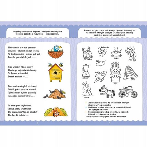 Kolorowanki i zabawy logopedyczne Ćwiczenia 6+ Aksjomat