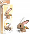 Królik Eugy Eko Układanka 3D Przestrzenna Puzzle