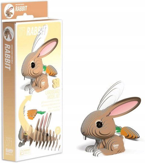 Królik Eugy Eko Układanka 3D Przestrzenna Puzzle