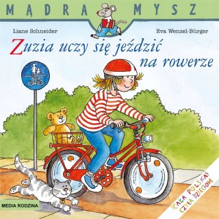 Mądra Mysz Zuzia Uczy się Jeździć Na Rowerze