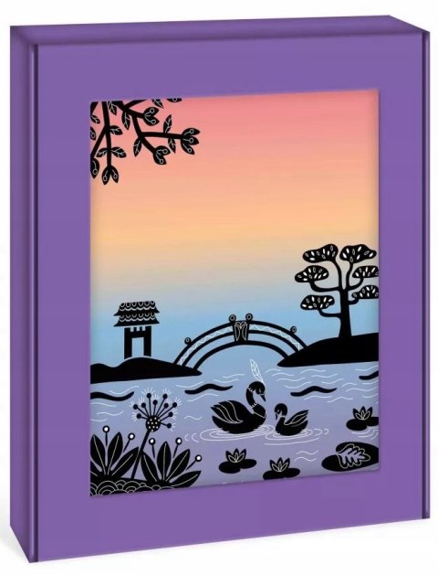 Malowanie Szablonami Akwarele Zachody Słońca Janod