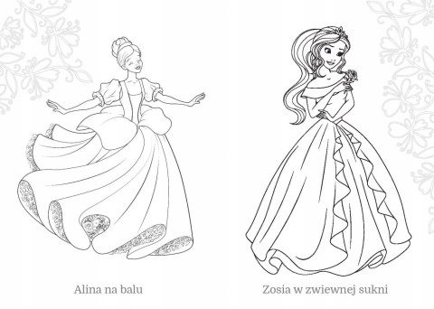 Maluszkowe malowanie Królewny Kolorowanka