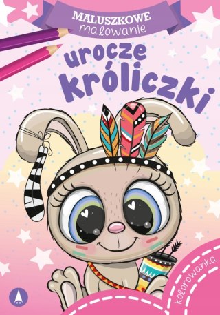 Maluszkowe malowanie Urocze króliczki Malowanka