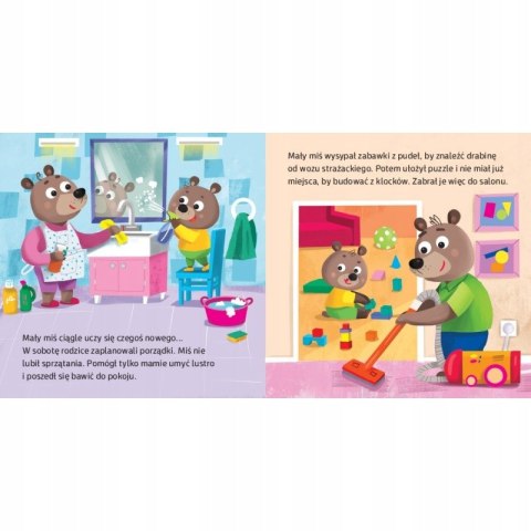 Mały Miś Nie Lubi Sprzątać Duży Format Aksjomat