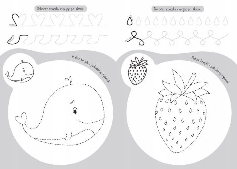 Mały Uczeń Moje Szlaczki Rysuję Nauka Pisania