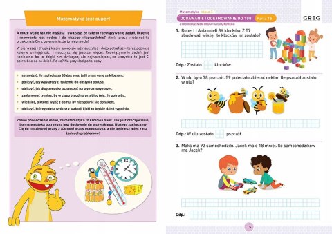 Matematyka Karty Pracy w Szkole i w Domu Klasa 3 Greg