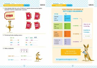 Matematyka Karty Pracy w Szkole i w Domu Klasa 4 Greg