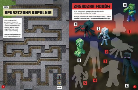 Minecraft Naklejkowa przygoda Poszukiwacze skarbów