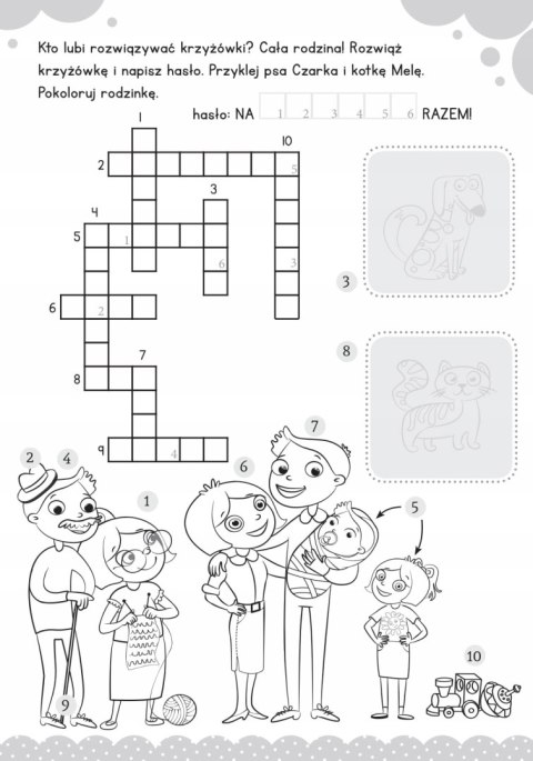 Moje Pierwsze Krzyżówki z Naklejkami Zagadki