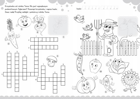 Moje Pierwsze Krzyżówki z Naklejkami Zagadki