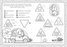 Moje znaki drogowe, zeszyt małego ucznia.