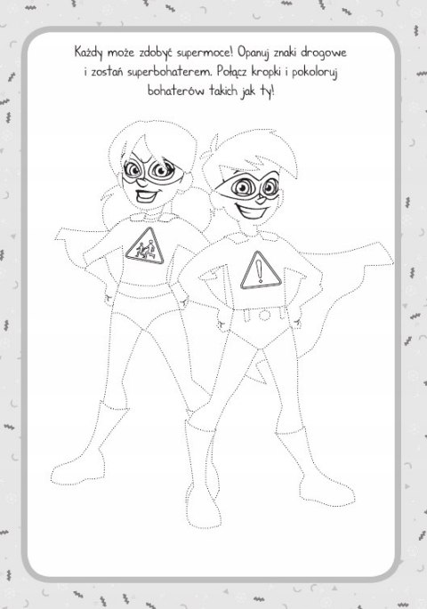 Moje znaki drogowe, zeszyt małego ucznia.