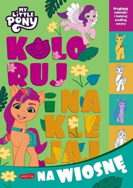 My Little Pony Koloruj i naklejaj na wiosnę Kucyki Harperkids