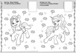My Little Pony Koloruj i naklejaj na wiosnę Kucyki Harperkids