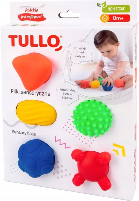 Piłki Sensoryczne 420 Piłeczki 5 szt do Masażu