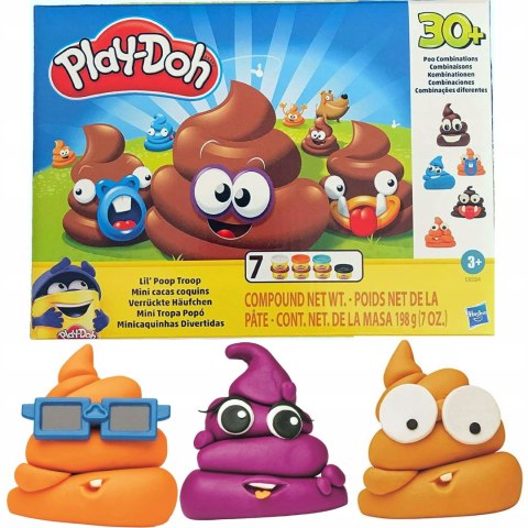 Play-doh ciastolina zabawna kupa E8584 + 6 Tub
