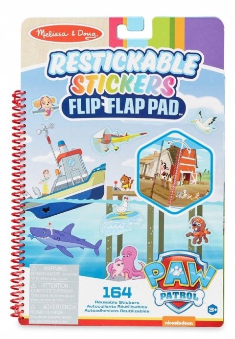 Psi Patrol Naklejki wielokrotnego Użytku Flip-Flap