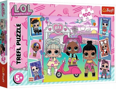 Puzzle 100 Zdjęcia laleczek 16443 Lol Trefl