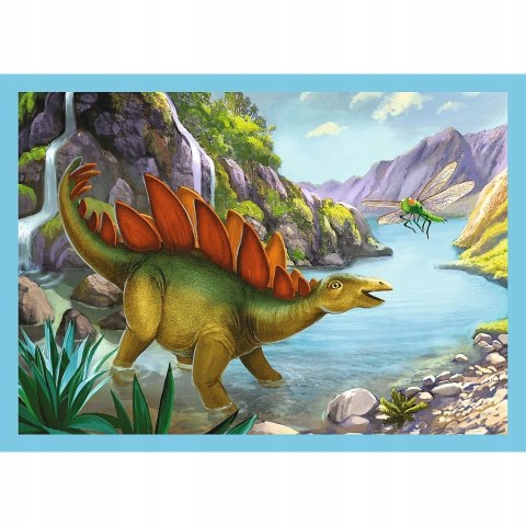 Puzzle 4w1 Wyjątkowe dinozaury 34609 Trefl 3+