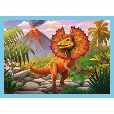 Puzzle 4w1 Wyjątkowe dinozaury 34609 Trefl 3+