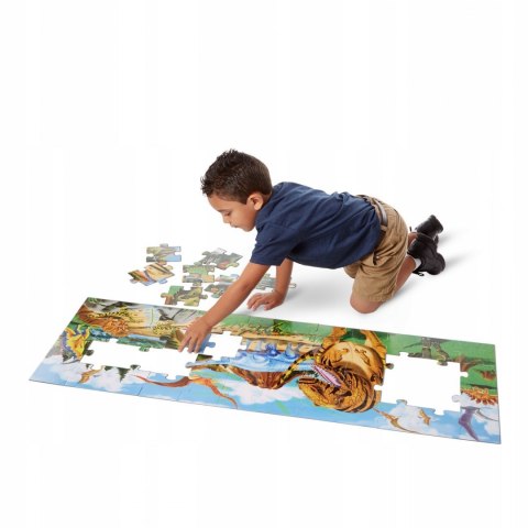 Puzzle Podłogowe Dinozaury 48 el. Melissa XXL