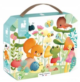 Puzzle w walizce Przyjaciele z Ogródka 20 el Janod