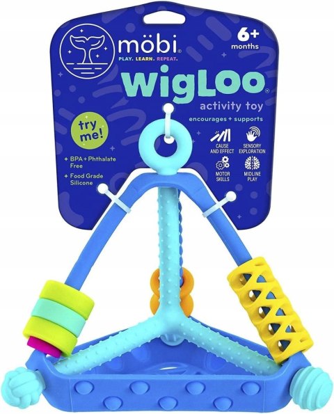 Wigloo Piramidka Zabawka sensoryczna Mobi