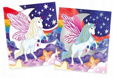 Zestaw Malowanie Farbami 3D Jednorożce Janod 7+