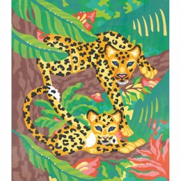 Zestaw Malowanie po numerach Dzikie Koty Janod 7+