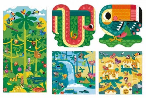 Zestaw kreatywny Naklejki i Ozdoby Janod 5+