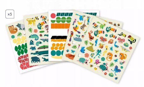 Zestaw kreatywny Naklejki i Ozdoby Janod 5+